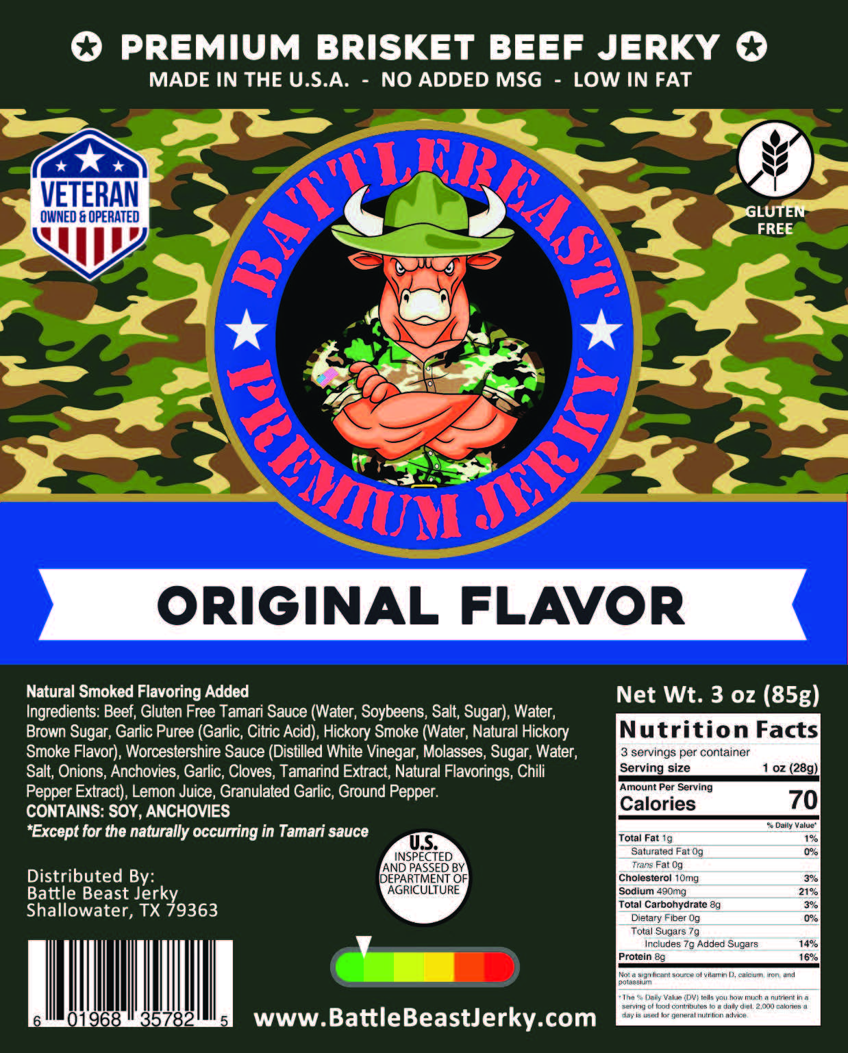 Original Tender Brisket Beef Jerky