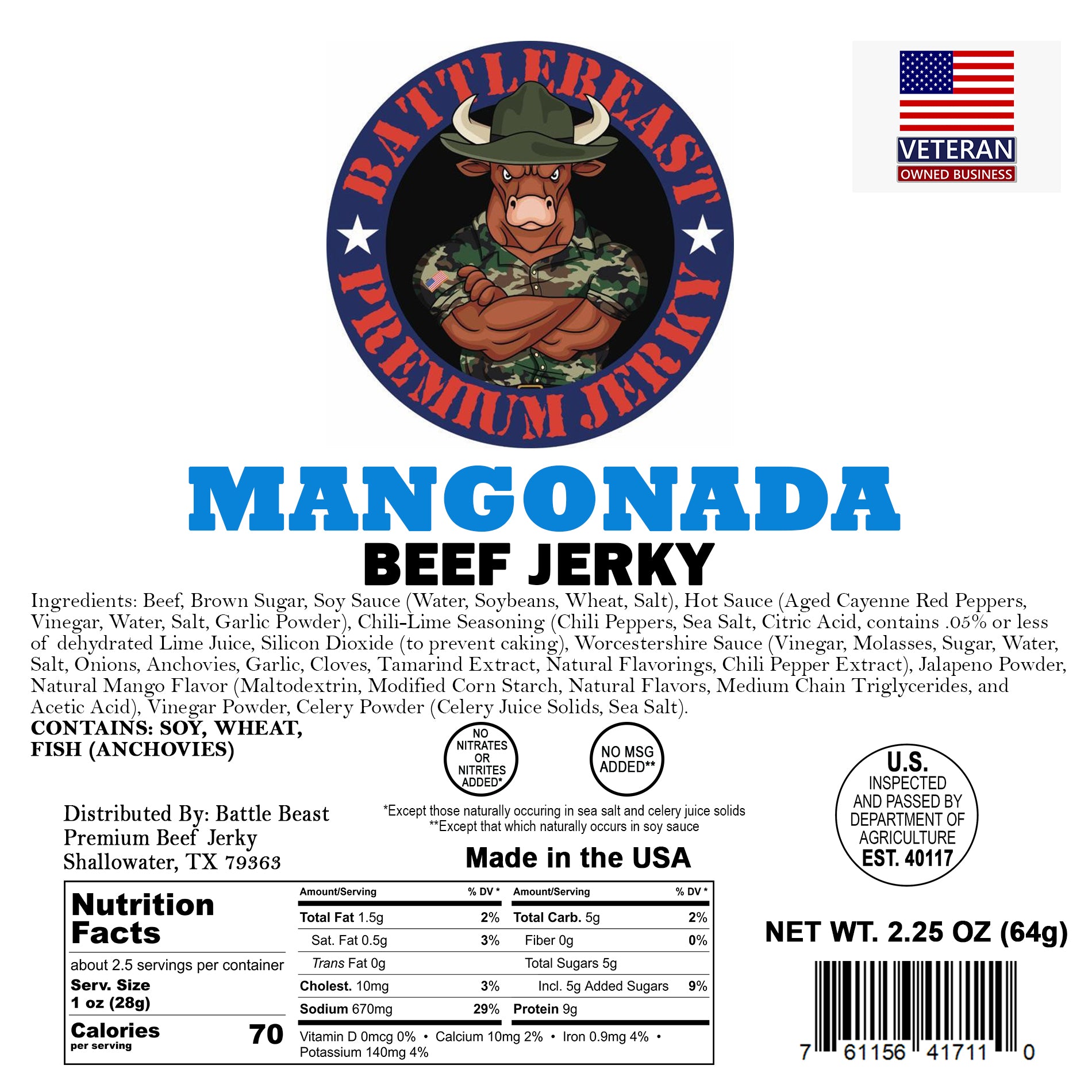 Mangonada Beef Jerky